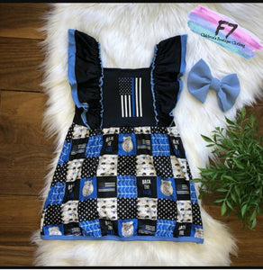 Police Thin Blue Line Dress