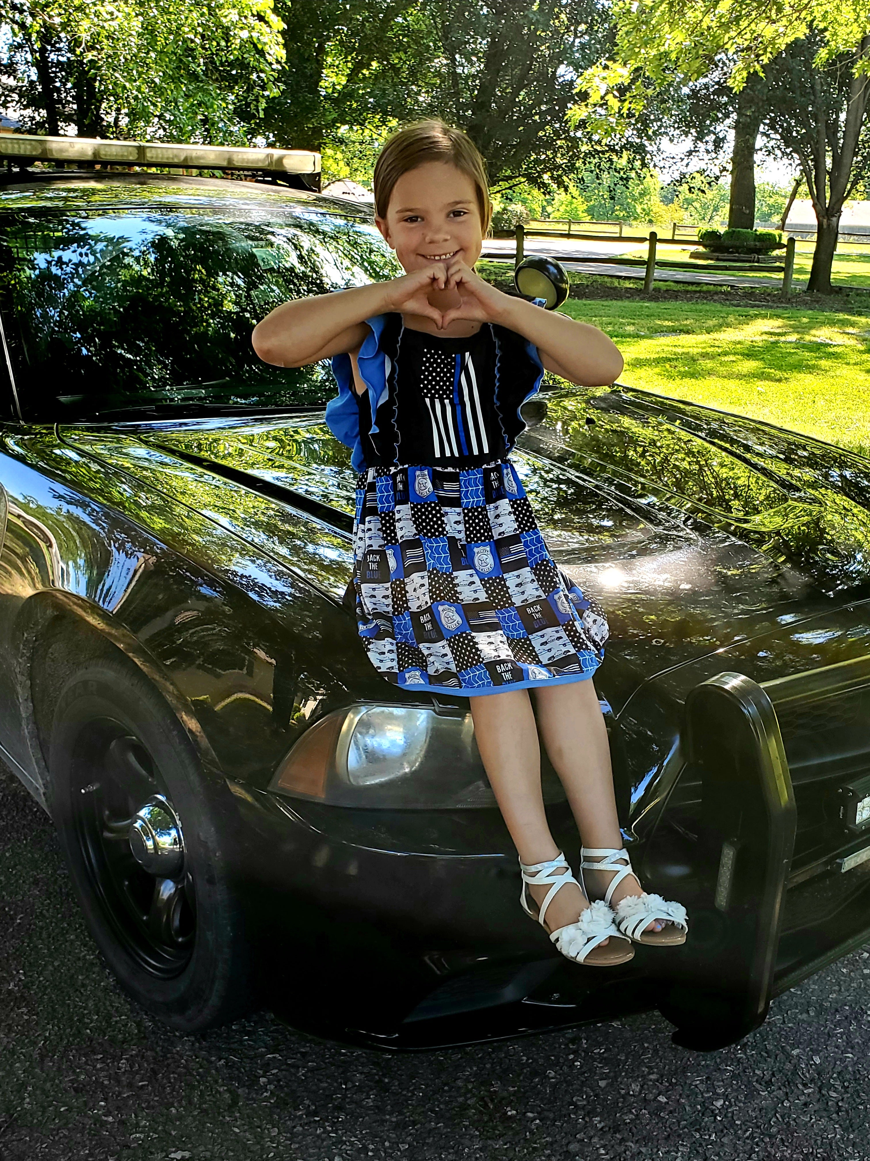 Police Thin Blue Line Dress