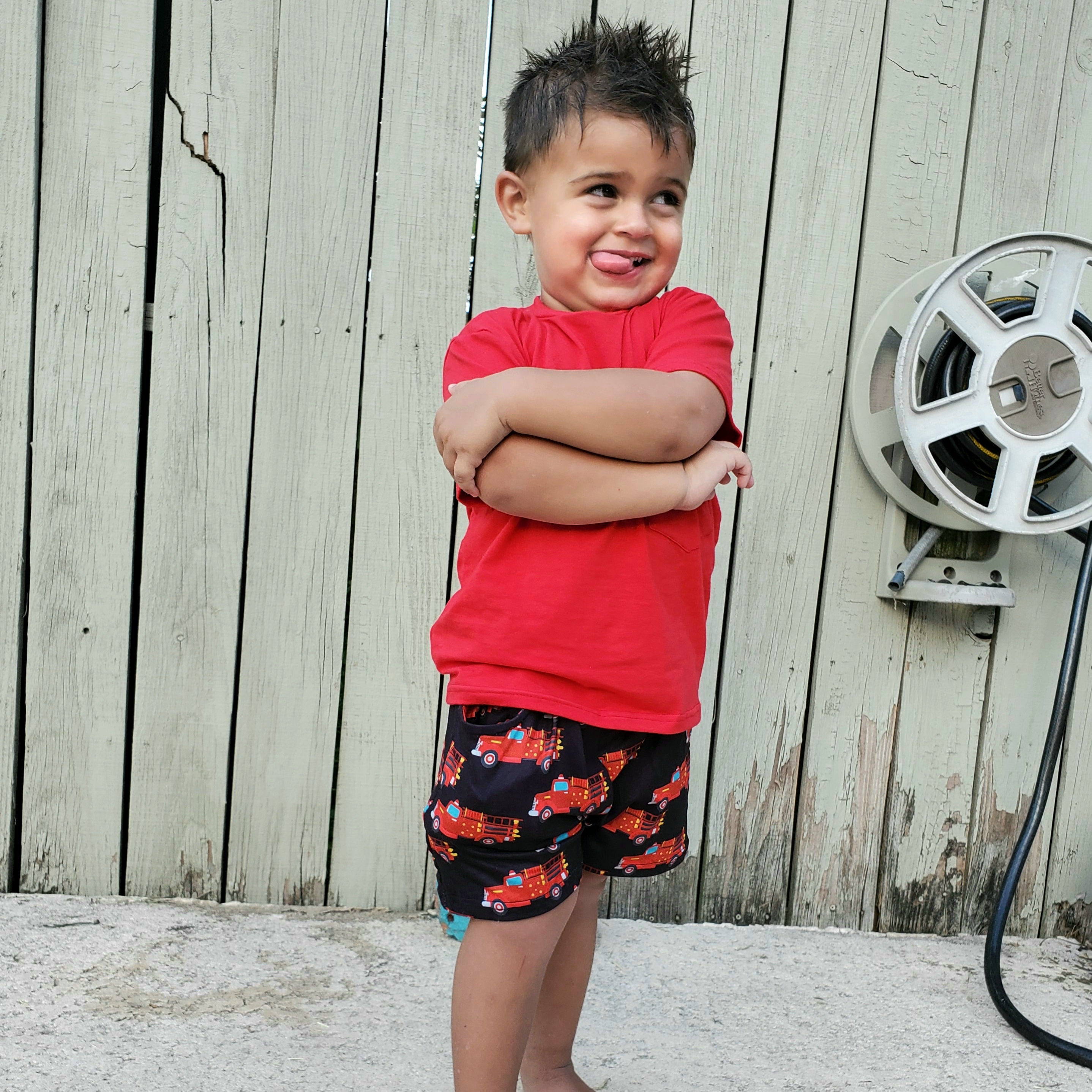 Fire Truck Short Set (Boys)