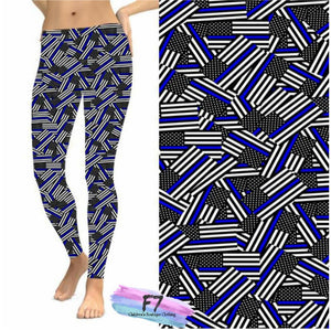 Thin Blue Line Leggings