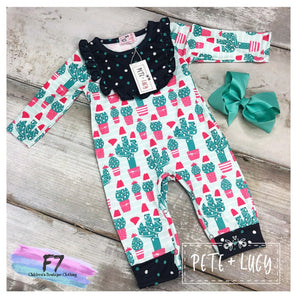 Winter Cactus Romper