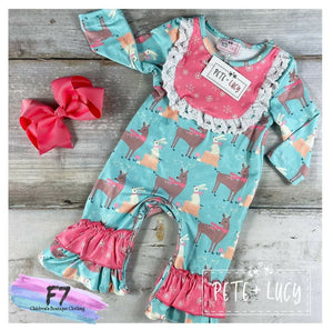 Winter Friends Romper