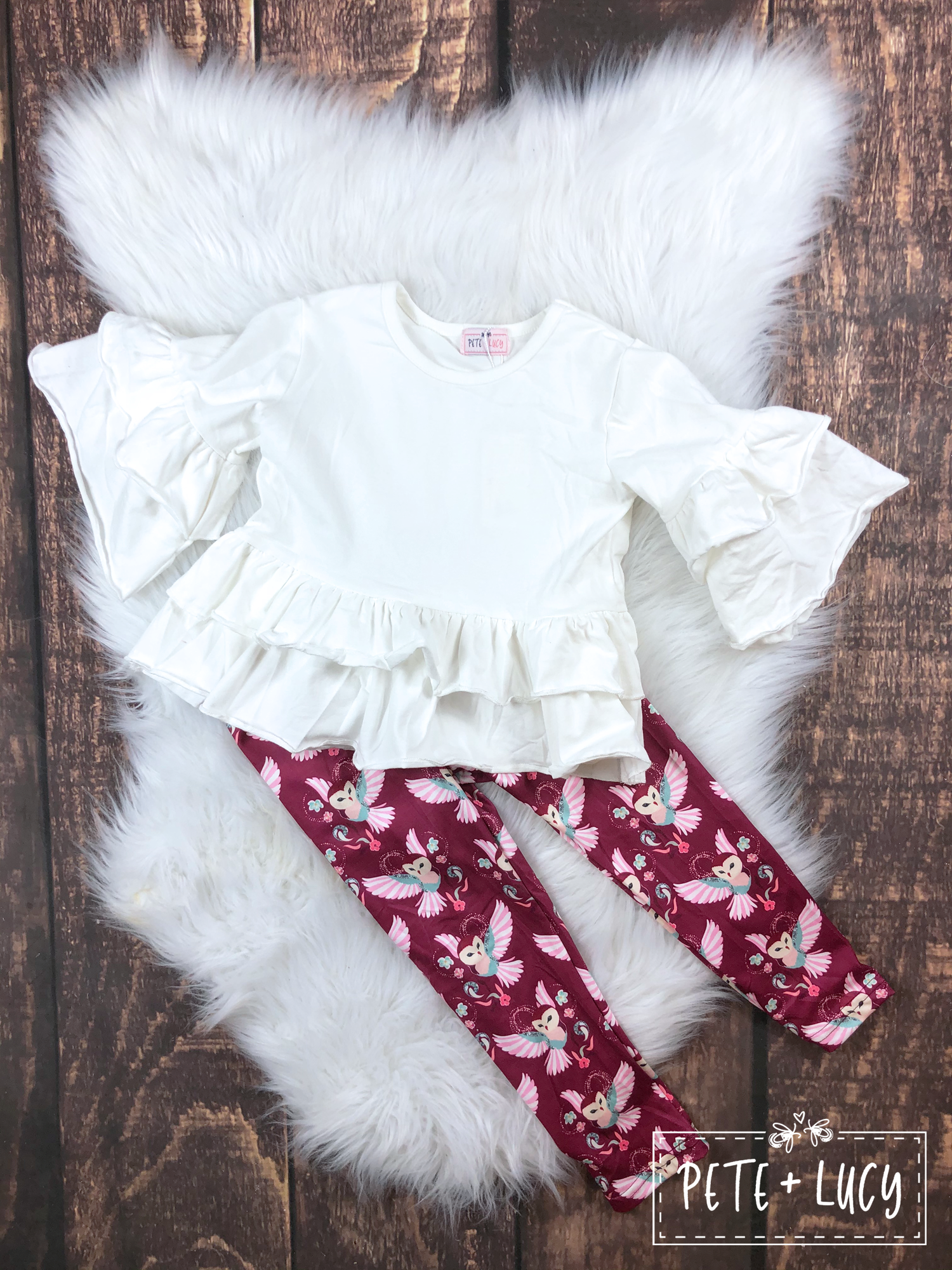 Owl Pant Set