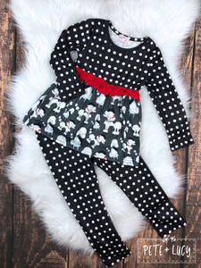 Poodle Pant Set