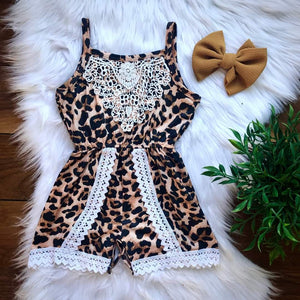 Leopard Romper