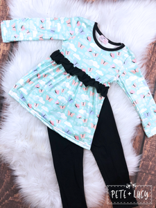 Butterfly Pant Set