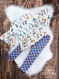 Circus Animal Pant Set