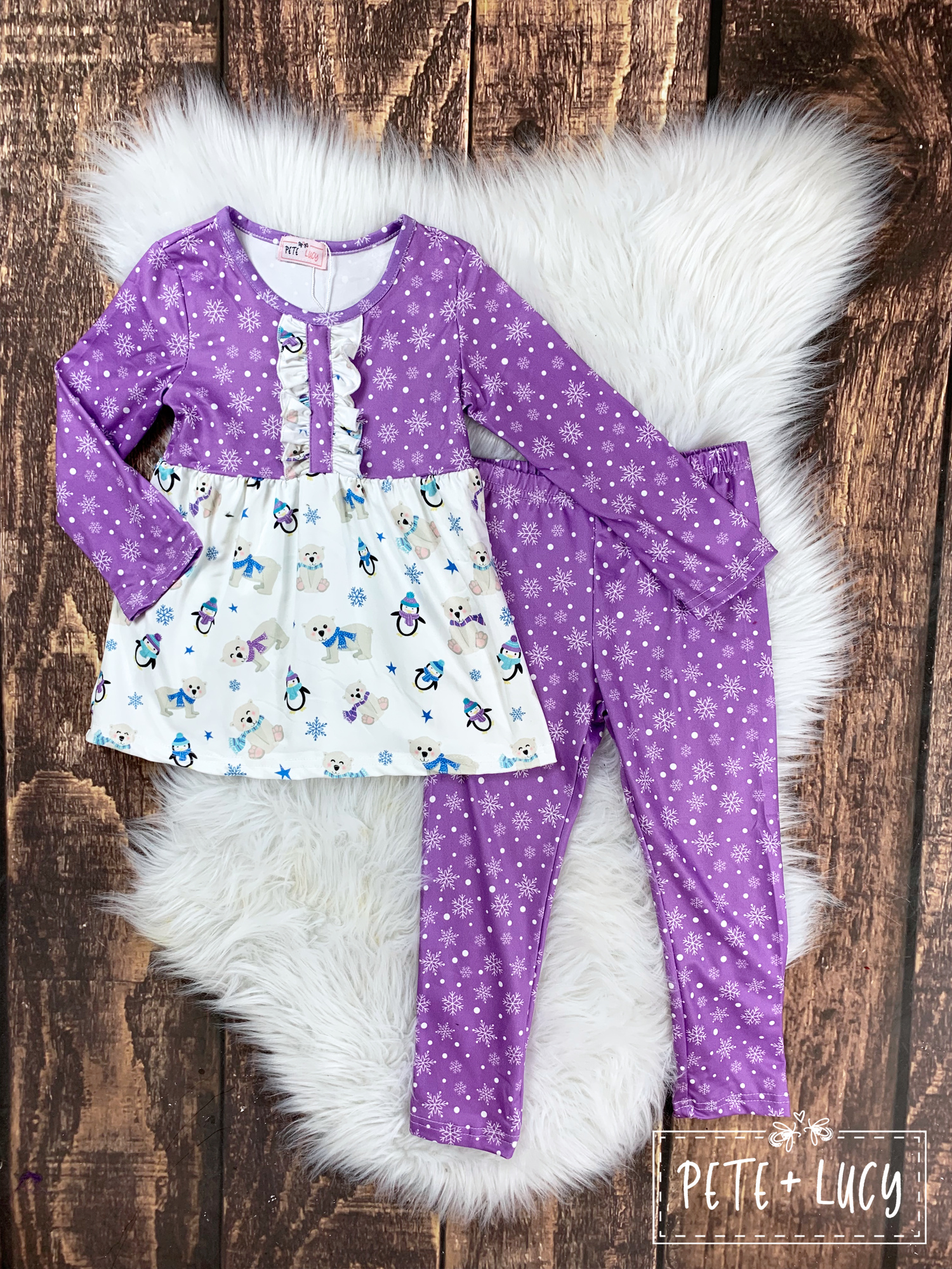 Winter Theme Pant Set